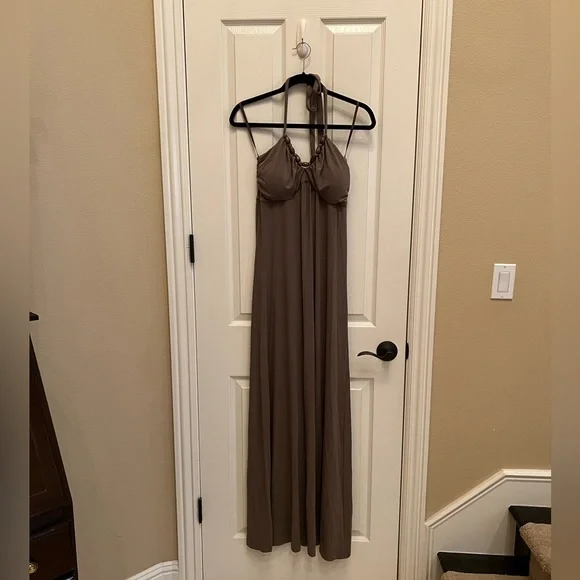 ice blue halter dress Marina Whisper Halter Top Ice Blue main image 0
